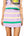 Lavender, Green & Yellow Striped Skirt- (Women's)