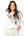 White Mardi Gras Queen Beads Sweatshirt- (Women's)