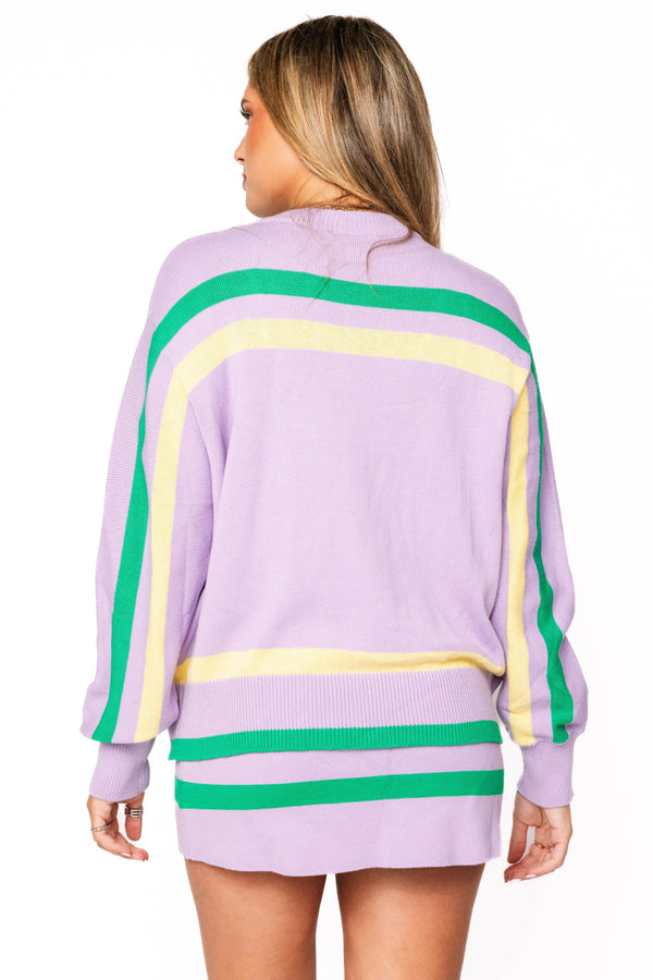'Queen Cake' Striped Sweater- (Women's)