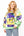 Checkered Mardi Gras Icon Sweatshirt- (Women's)