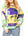 Checkered Mardi Gras Icon Sweatshirt- (Women's)