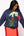 Navy Grinch Mistletoe Hand Sweatshirt- (Women's)