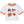 Sequin Football Elements Boxy T- Orange