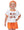 Shimmer Butterfly Short- Orange