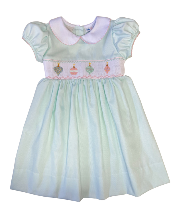 Ornaments Smocked Dress