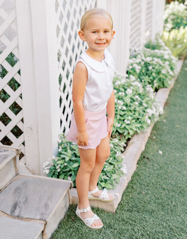 Sophie Scallop Skort- Pink