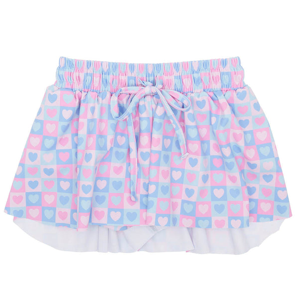 Pastel Hearts Butterfly Short