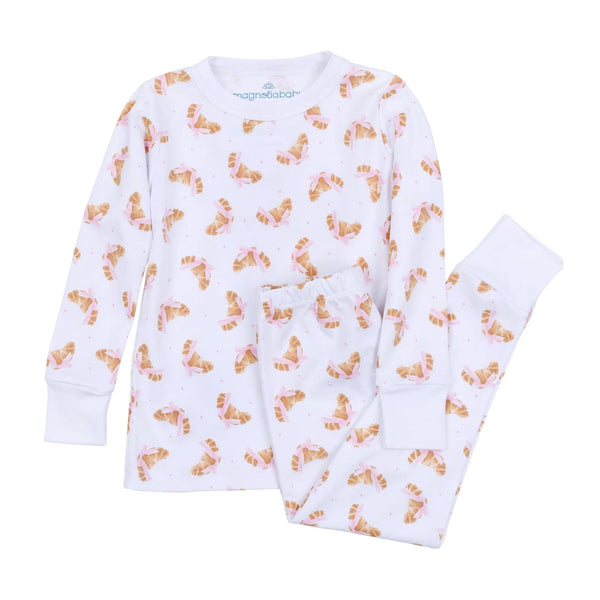 Petit Croissant Pajamas- Pink