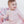 Pin Dot Ruffle Footie- Pink