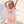 Crystal Bow Short Set- Pink