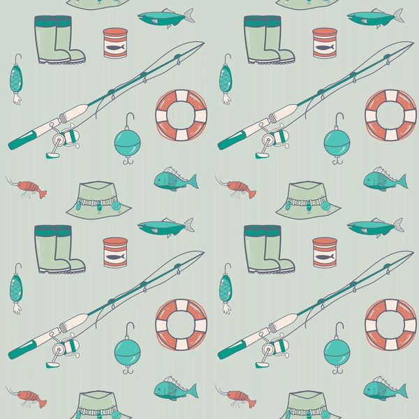 Fishing Poles S/S Pajama Set
