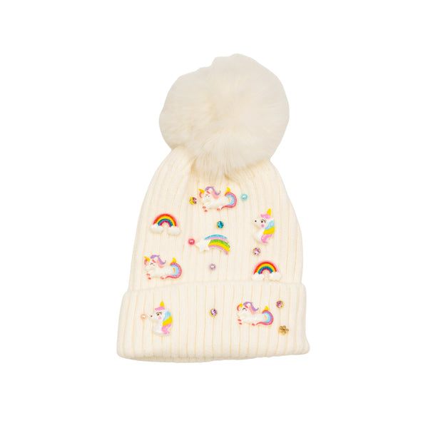 Rainbow Unicorn Beanie
