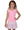 Pretty in Pink Flowers Mini Pleated Skort