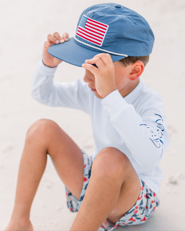 Classic Rope Hat American Flag