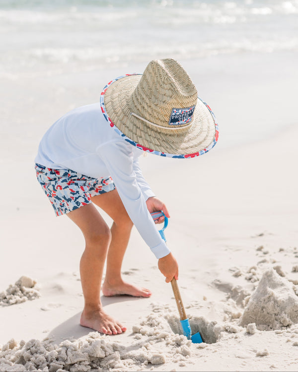 Cabo Straw Hat Americana Camo