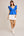 Top W/ Tie Back- Blue
