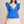 Top W/ Tie Back- Blue