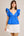 Top W/ Tie Back- Blue