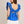 Top W/ Tie Back- Blue