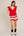 Top W/ Tie Back- Red