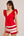Top W/ Tie Back- Red
