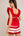 Top W/ Tie Back- Red