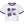 Sequin Football Elements Boxy T- Purple