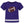 Sequin Football SS Holly Shirt- Purple