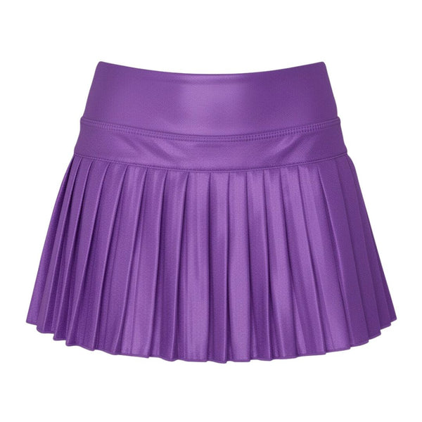Mini Pleated Skort- Purple Shimmer