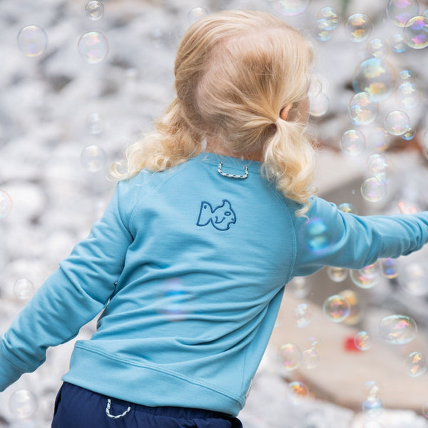 Crew Control Sweatshirt- Adriatic Blue