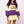Licensed LSU Color block Jewel Letter Sweatshirt- (Women's)