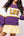 Licensed LSU Color block Jewel Letter Sweatshirt- (Women's)