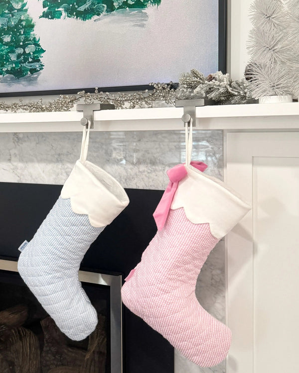 Pink Quilted Stocking