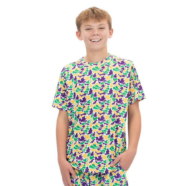 Mardi Gras Camo Dri-Fit Shirt