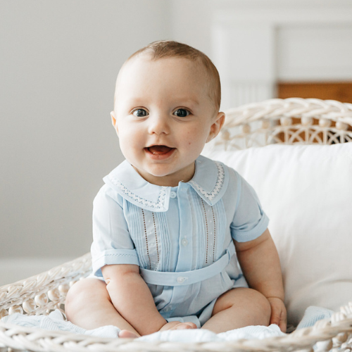 Ric-Rac Button Belt Creeper