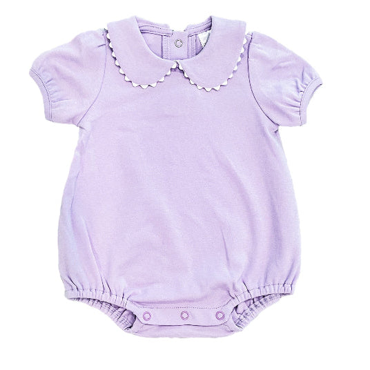 Scalloped Collared Bubble- Purple