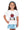 Sequin Apple SS Holly Shirt- White
