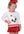 Sequin Christmas Elements Holly- White