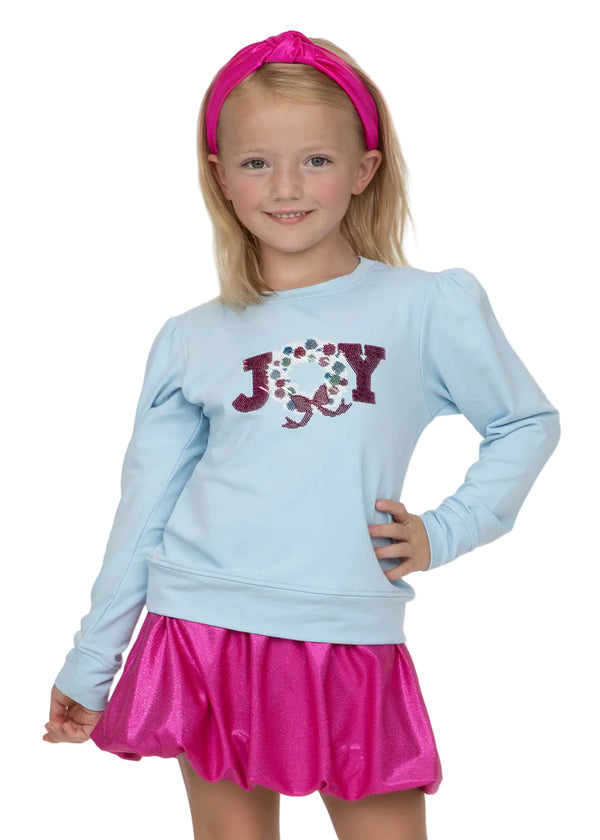 Sequin Joy Holly- Light Blue