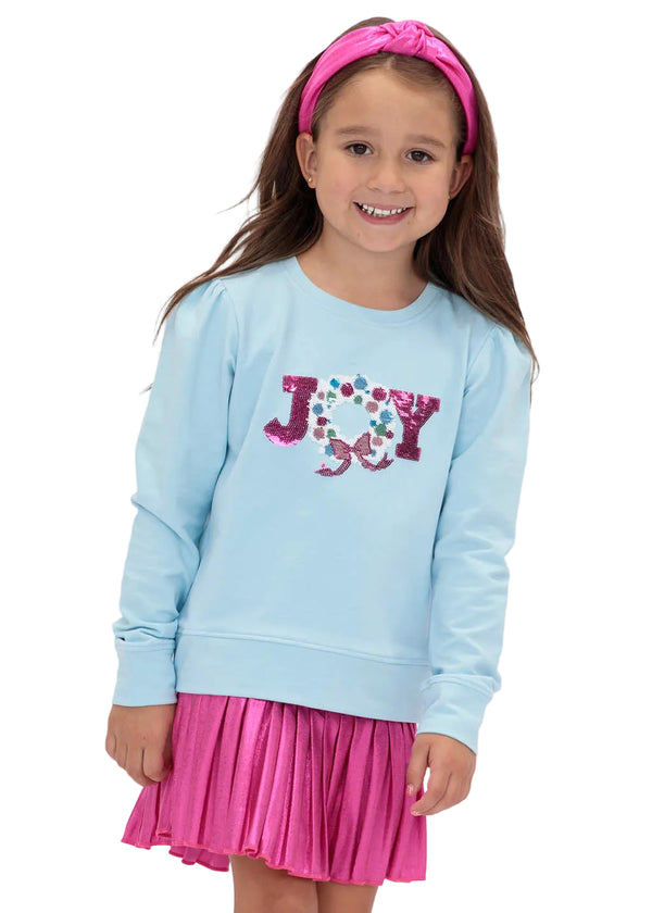 Sequin Joy Holly- Light Blue