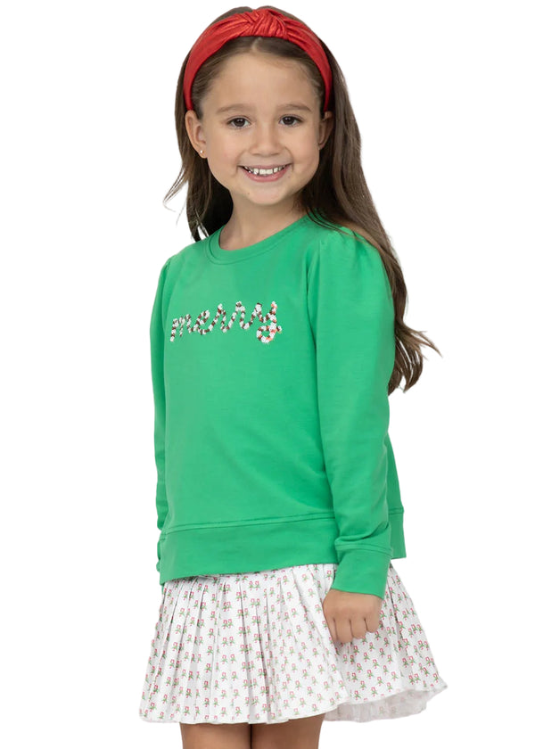 Candy Cane Mini Pleated Skort