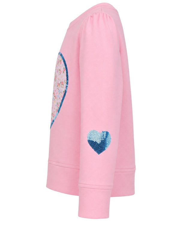 Sequin Applique Stay Sweet Pink Holly Shirt