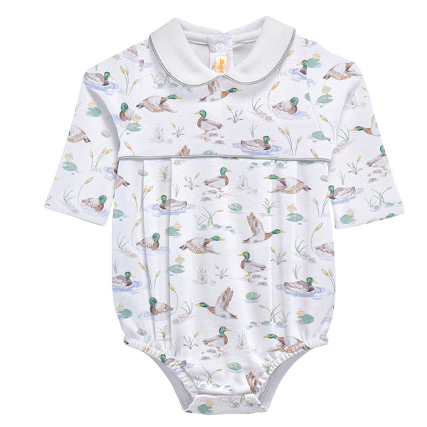 Mallard Ducks Printed Bubble W/ Round Collar