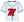 White Powder Blue Ole Miss M Tee- (Women's)