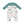 Fishing Things Romper W/ Contrast Sleeves- Frosty Spruce