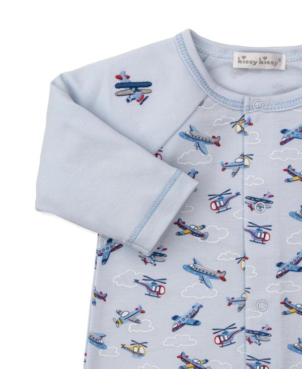 Air Adventures Playsuit- Light Blue