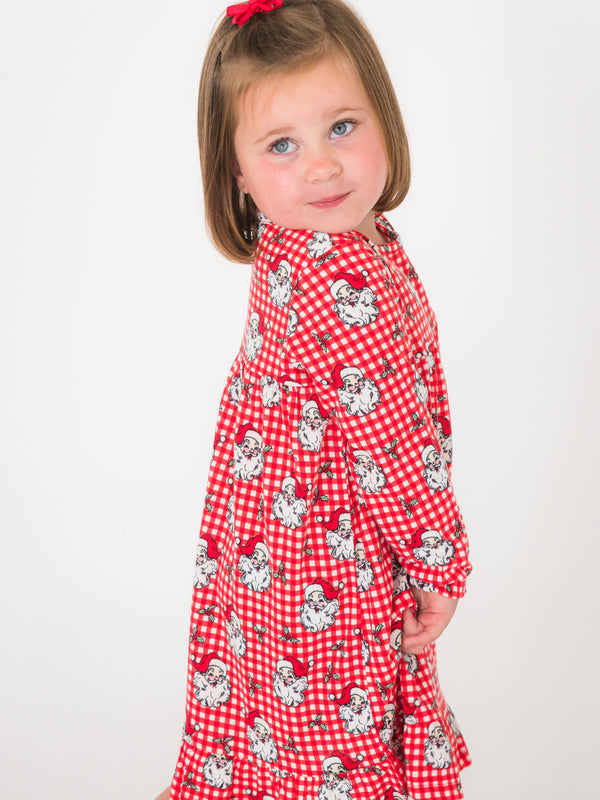 Dear Santa Pajama Nightgown- Red