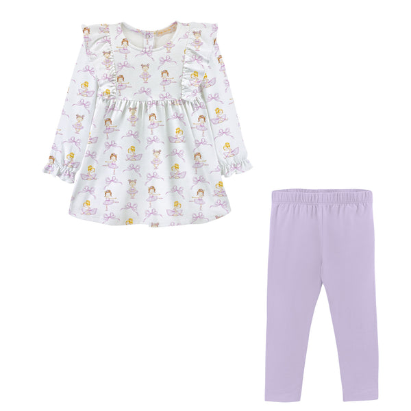 Tiny Dancer Ruffled Leggings Set