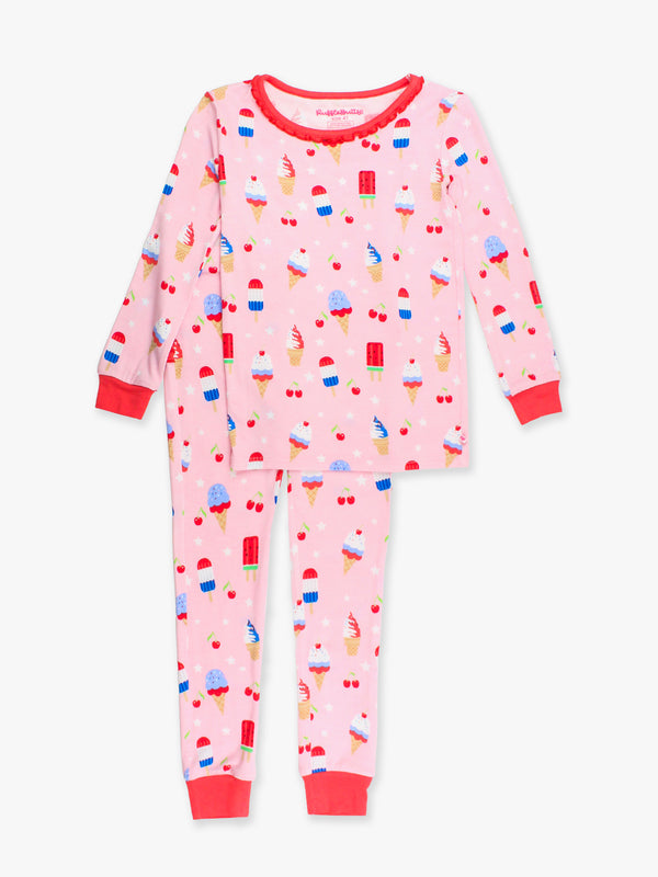 Sweet Freedom Ruffle Pajama Set