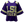 Licensed LSU Oversized Gingham Jersey Tee- (Women's)